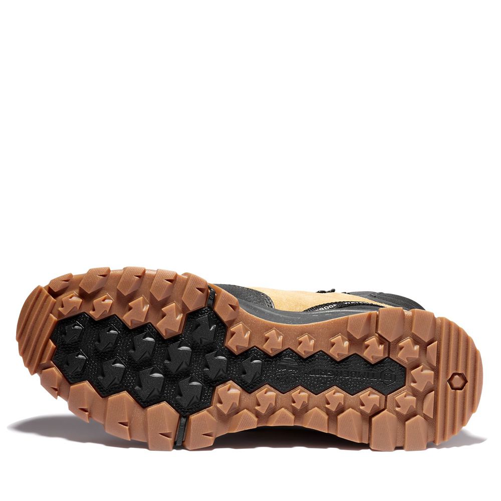 Botas de Caminhada Masculino - Timberland Garrison Trail Impermeavel Altas - WHDEK6345 - Marrom/Pret